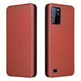 thumbnail image 2 of Compatible With Oukitel C25 Carbon Fiber Pattern Premium Flip Case With Card Holder Magnetic Closure, 2 of 5