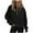 1 Black, variant on Womens Sweatshirts Fleece Lined Half Zip Hoodies Long Sleeve Workout Hoody Pullover Sweater Tops Plain Oversized Sweatshirts with Pockets