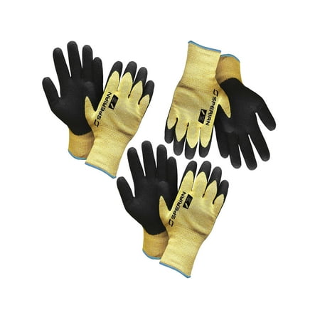 Sperian3 Pairs Of Heavy Duty Nitrile Coated Kevlar Atlas Work Gloves Automotive