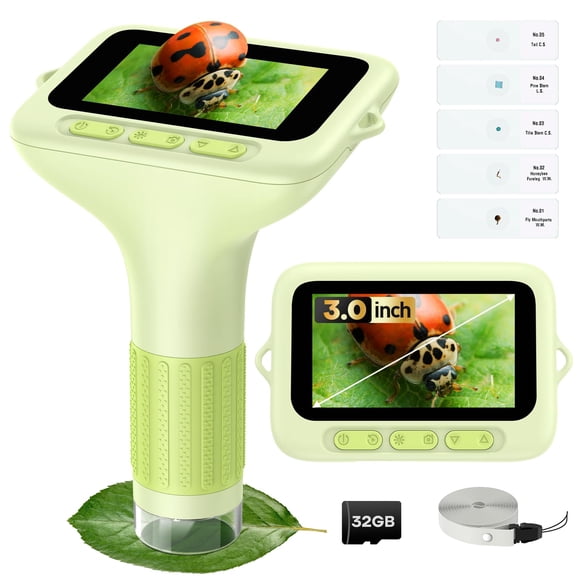 Microscopio Digital BEBANG 1000X Pantalla de 3.0 pulgadas para Niños