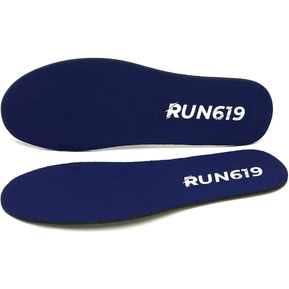 RUN619 Zero Drop Shoe Insoles - Thin Flat Medium Shoe Inserts w/ No Arch Support - Foot Forming - Perfect for Running Walking Work or Hiking - Thin 3mm Insoles (Size G -Men's 14)