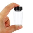 thumbnail image 4 of Uxcell Botella de Almacenamiento de Vidrio de Reactivo de 20 mL Redonda con Tapa de Plástico enroscable para Laboratorio y Hogar, Paquete de 10, 4 of 5