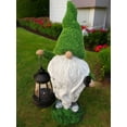 thumbnail image 4 of Aryellys 12-Inch Gnome Garden Statue, Weatherproof with Solar Lamp, Garden Statue, 4 of 8