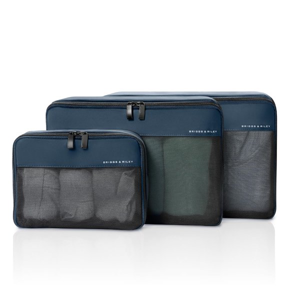 Set de Cubos Organizadores de Viaje Briggs & Riley 3 Piezas Azul Marino