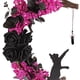 thumbnail image 3 of Guirnalda Rosas para Puerta Delantera Corona Halloween 30CM Con Gato, 3 of 9