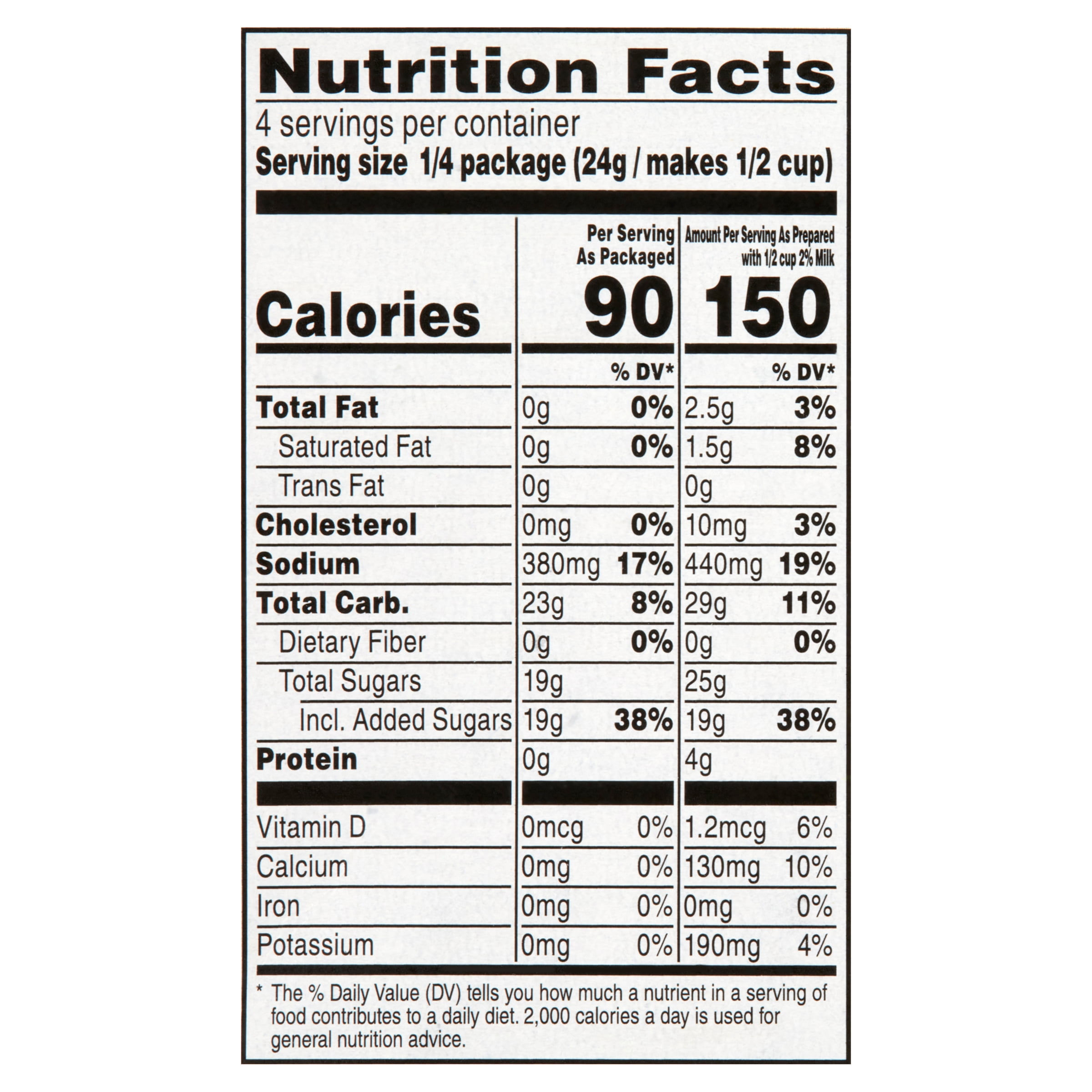 (16 pack) Great Value Instant Pudding and Pie Filling, Lemon, 3.4 oz