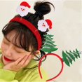 thumbnail image 4 of 1Pcs Cute Christmas Series Hedband Mujeres Chica Clásica Cornamenta Santa Arco Pelo Aro Xmas Party Hairbands Accesorios Para El Cabello Regalos, 4 of 4