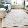thumbnail image 3 of Mark&Day Area Rugs, 4x6 Troyes Traditional Medium Gray Area Rug, Grey Black White Carpet for Living Room, Bedroom or Kitchen (4'3" x 5'11"), 3 of 7