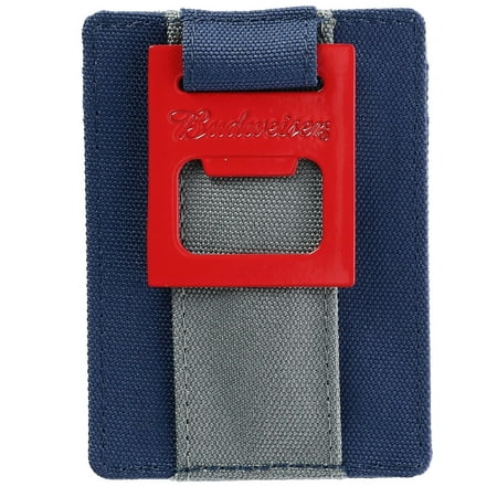 Navy Set Money Clip Size one size Men's Front Pocket Money Clip Wallet with Built in Bottle Opener, Blue ()