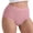 Hot Pink, variant on Women's Brief Soft Seamless High Waist Panties Plus Size Solid Full Coverage Underwear