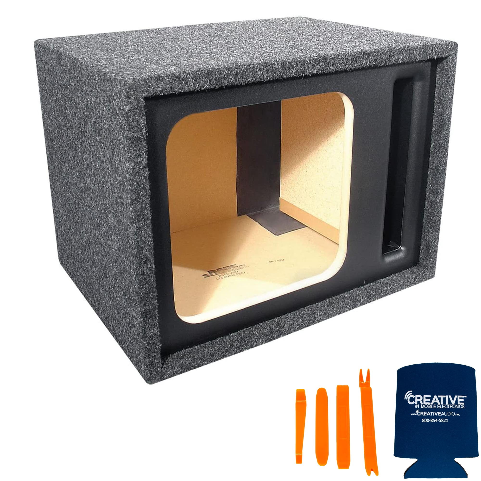 Kicker 46L7T12 Single 12 Inch Square L7T Loaded Vented Enclosure - 600 Watt  2 Ohm - Walmart.com