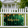 thumbnail image 6 of St Patrick's Day Celebration Lucky Love Four Leaf Clover Backdrop Banner Party Supplies Photography Props Decorations Wedding, 6 of 8