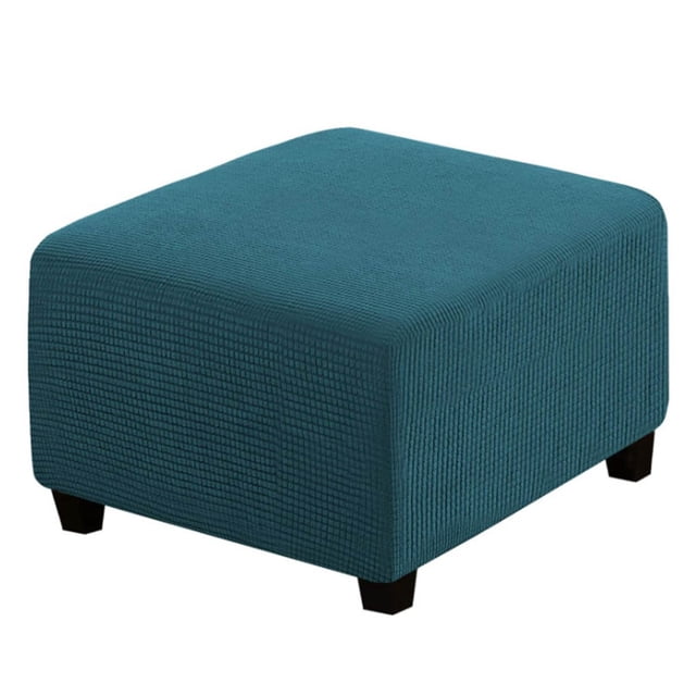 tamizeot Square Ottoman Cover Elastic Stretchy For Easy Care And Furniture for Protection Widely Used Stool Cover
