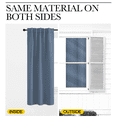 thumbnail image 5 of NICETOWN Blackout Solid Curtains for Bedroom/Living Room Noise Reducing Thermal Insulated Light Blocking Drapes (2 Panels, 42" W x 70" L, Stone Blue), 5 of 6