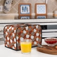 thumbnail image 6 of Honeii Various Pumpkins Print 2 slice Toaster Cover, Two Slice Toaster Dust-proof Cover For Kitchen Small Appliance and Fingerprint Protection, 6 of 7