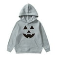 thumbnail image 2 of Boys Halloween Hoodie Pullover Sweatshirt With Print Soft Blend Comfortable Casual Fall Winter Outfit, 2 of 3