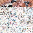 thumbnail image 3 of 12 Sheets Manicure Sticker Butterfly Decorative Nail Art Decal Nail Sticker, 3 of 10