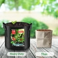 thumbnail image 3 of Grow Bags 3/5/10 Gallon Heavy Duty Thickened Non-Woven Grow Bag with Handles Plant Grow Bags Planting Bags Plant Bags, 3 of 7