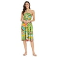 thumbnail image 2 of Oussum Robe Tube Courte pour Femmes Sans Manches, Robes d'Été, Vert, 2 of 7