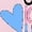 AD-Pink, variant on Inktastic Pink of Blue, Big Sister Loves You Footprints and Heart Girls Baby Dress