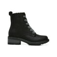 thumbnail image 2 of LifeStride Womens Kunis Cozy Faux Leather Winter Combat & Lace-up Boots, 2 of 3