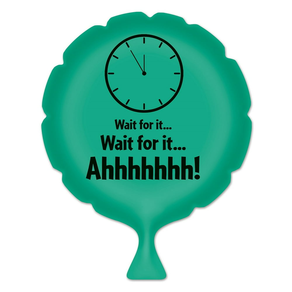 Set of 6 Green "Wait For It Whoopee" Cushion April Fools Day Party