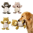 thumbnail image 2 of HICESS Jouet pour Animaux en Forme d'Ours, Peluche Résistante aux Morsures, Jouet à Mâcher pour Chien et Chat avec Dispositif Sonore Intégré, Jouet Interactif Doux Anti-Stress, 2 of 7