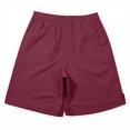 thumbnail image 3 of Womens Bermuda Shorts Breathable Cotton Linen Elastic Waistband Pockets Knee Length Bermuda Long Shorts for Women, 3 of 8