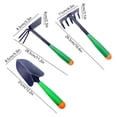 thumbnail image 3 of Hodwiequ Gardening Tools Portable Garden Hand Tools Set Miniature Gardening Rake Trowel And Shovel For Bonsai Succulents Herbs Terrariums And Planting Green Free Size, 3 of 6