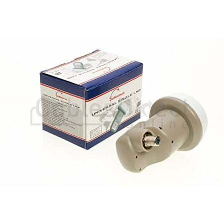 FTA Universal Ku Band LNB, Single, 0.1dB Satellite Dish LNBF, Linear, (Best Ku Band Lnb)