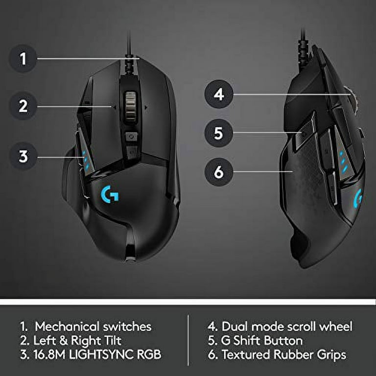 Logitech G502 HERO High Performance Gaming Mouse