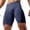 Navy, variant on Men's Swim Jammer UPF 50+ Quick Dry Athletic Competitive Training Swimwear Swimming Shorts with Drawstring Navy,XS