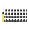 thumbnail image 1 of Lipstore Kit de Réparation de Clous de Pneu pour Automobile Camion Tracteur 60 Pcs, 1 of 8