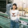 thumbnail image 2 of Womens Vintage New York City Graphic Print T-Shirt Soft Cotton Casual NYC Tee Cute American Shirt Holiday Gift Fashion Top, 2 of 9