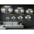 thumbnail image 5 of Black and White Lioness Canvas Wall Art – Majestic Wildlife Print – Handcrafted Modern Home Décor – Elegant & Fierce Artwork for Living Room, Bedroom, or Office, 5 of 7