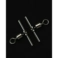 thumbnail image 3 of BLUEWING 3 Way Swivels Fishing Tackle, Brass Swivel Sleeve 3 Way T-Shape Swivel for Fresh and Saltwater 40lbs, 50pcs, 3 of 5