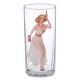 thumbnail image 5 of Casual Drinking Glasses Water Pin-up Girls Glass 9.5 fl oz Clear Decal Set of 6 Glasses for Drinks, 5 of 8