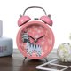 thumbnail image 1 of Reloj despertador de dibujos animados for dormitorio, mesita de noche, campana de Metal, reloj despertador pequeño, patrón de animales encantadores for niños con luz nocturna, reloj despertador, 1 of 7
