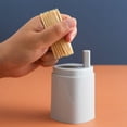 thumbnail image 2 of Billuyoard Caja de palillos de dientes, dispensador pequeño de estilo Simple, práctico soporte automático para palillos de dientes, colección Almacenamiento y organización del hogar Rosa, 2 of 6