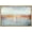 NATURAL, variant on wall26 Framed Canvas Print Wall Art Pastel Blue Orange Paint Landscape Abstract Shapes Illustrations Minimal Decorative Contemporary Multicolor for Living Room, Bedroom, Office - 16"x24" Na