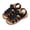 Black, variant on Ruyang Toddler Girls Summer Sandals Open Toe Flat Sandal for Beach Vacation Adjustable Straps Slip Resistant Shoes