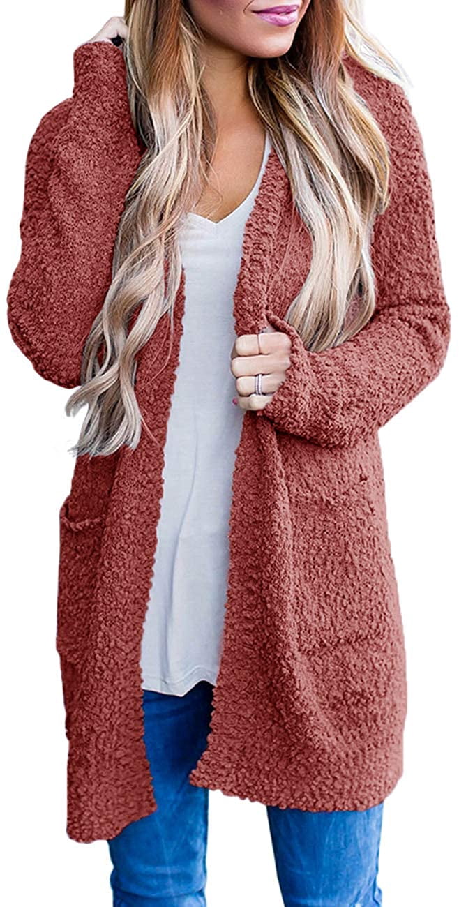 Women's Long Sleeve Soft Chunky Knit 