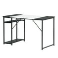 thumbnail image 6 of Homy Casa Modern Computer Desk with Storage Shelves, 47" Writing Table for Home Office, Study, 6 of 7