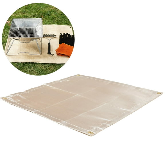 Raindrops  Fire Retardant Blanket Resistant Fireproof Safe Fabric Mat Picnic