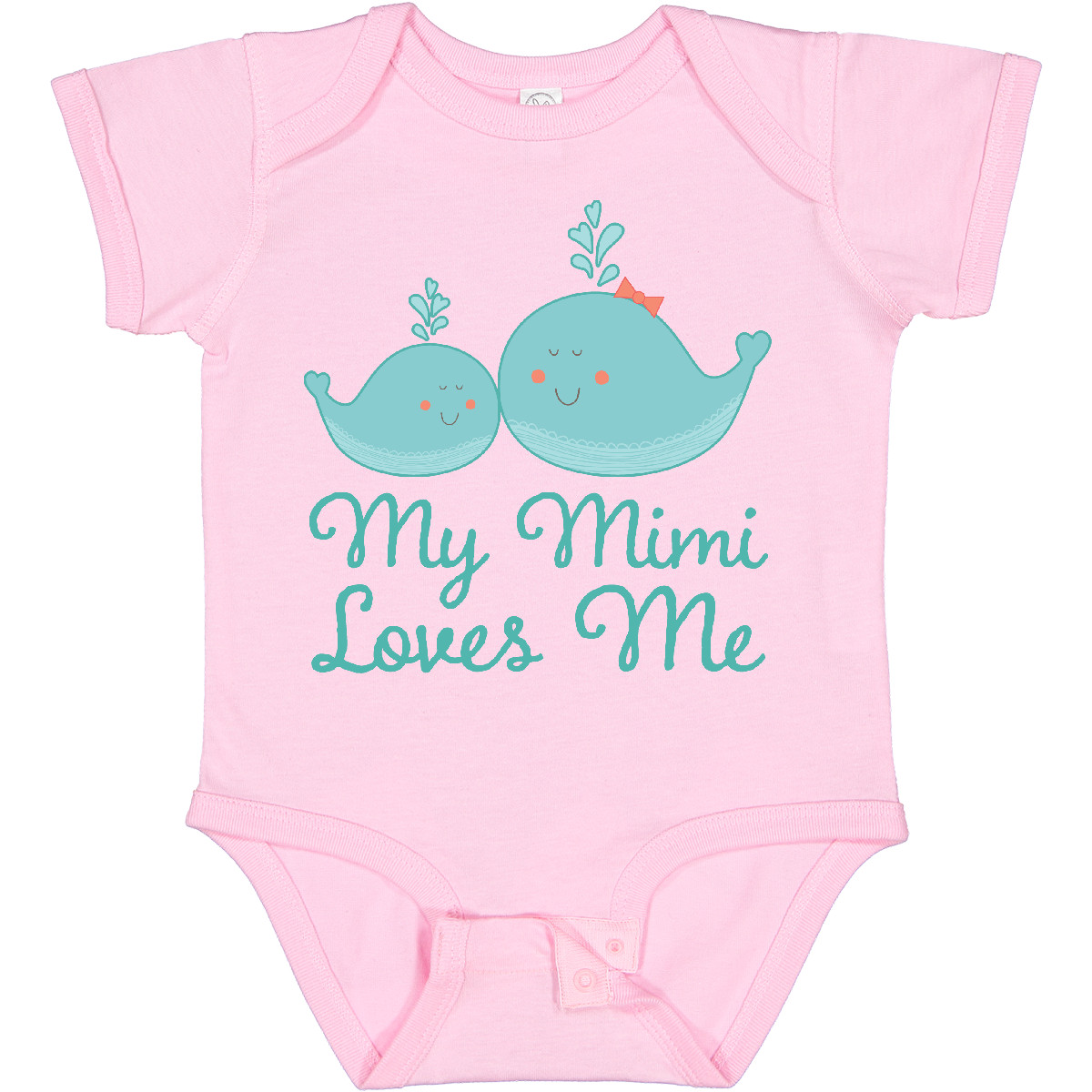 Inktastic My Mimi Loves Me Boys or Girls Baby Bodysuit