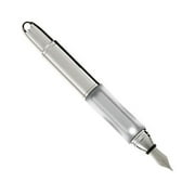Sensa Meridian Crystal Silver Fountain Pen, Medium Point