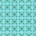 thumbnail image 1 of Ahgly Company Machine Washable Indoor Square Transitional Turquoise Green Area Rugs, 7' Square, 1 of 7