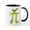 White/Black Inside, variant on CafePress - Apple Pi Mug - 11 oz Ceramic Mug - Novelty Coffee Tea Cup