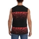 thumbnail image 4 of Fotbe Red Glitter1 Men's Camiseta sin Mangas Estampada para Hombres, Playera Casual para Gimnasio, Entrenamiento, Playa-Medium, 4 of 7