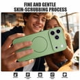 thumbnail image 6 of Magnetic Silicone Case for Apple iPhone 15 Plus, Compatible with Magsafe, Smooth Shockproof Anti-Scratch, Soft Anti-Scratch Microfiber Lining Protection Phone Case-Green, 6 of 6